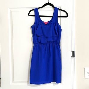 Blue mini dress